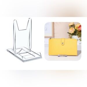 (2) Clear Adjustable Display Stand Duo